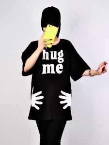 تیشرت پنبه لش(HUG ME)