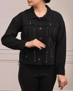کراپ کتان کاغذی (نگینی)