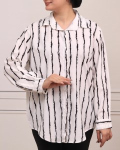 شومیز مانتویی پری (طرح دار)