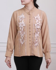 شومیز خاتون زنانه (ترکیب گیپور گل)