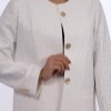 سفید-کت کرپ ژاکازد (طرح D)