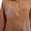 دارچینی-شومیز مانتو بابوس (نگین گل)