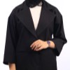مشکی-کت بزایاق (2جیب نما-آستین پاکتی-2دکمه)