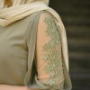سایز 1-صدری- شومیز الیزه (آستین پفکی-ترکیب گیپور-نگین)